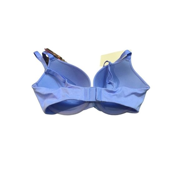 34D Lily of France Personalized Push Up Bra New Periwinkle Padded Underwire - Picture 6 of 8